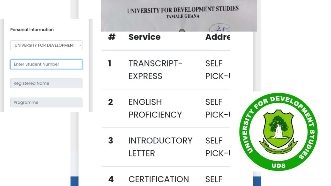 How to Apply For UDS, Transcript, English Proficient, Certification and WES/SPANTRAN Evaluation