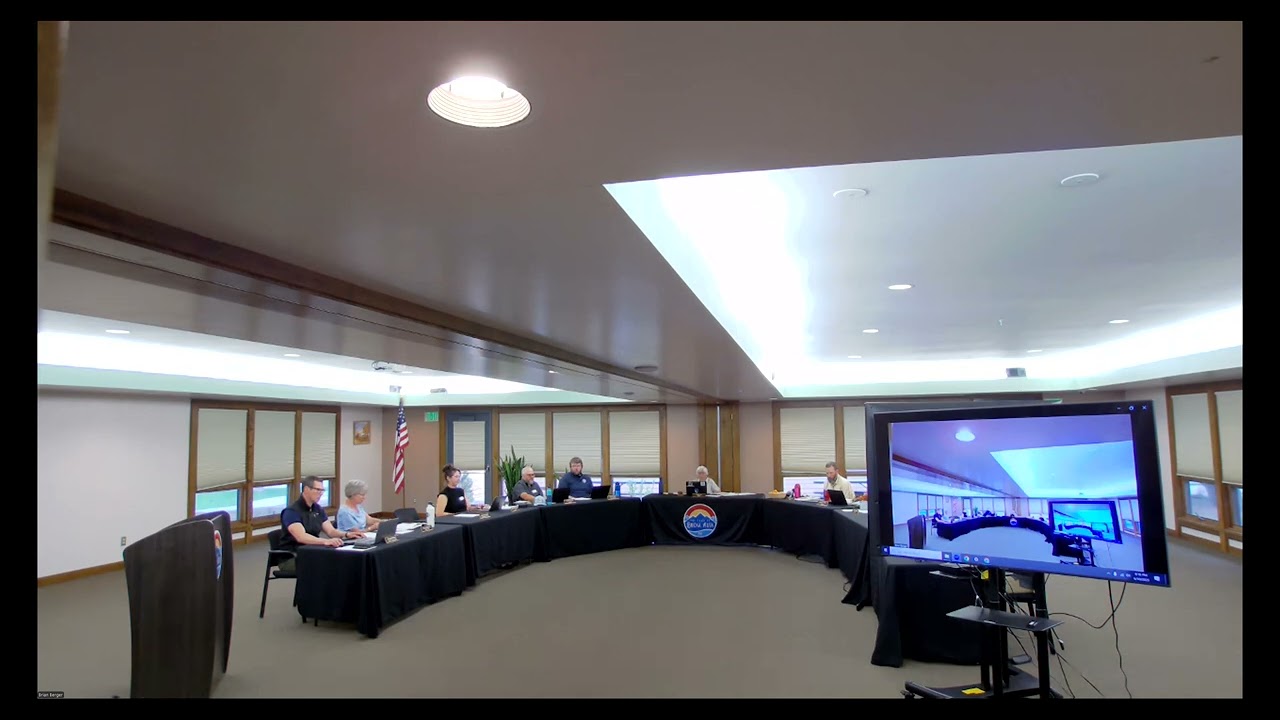 Board of Trustees Work Session & Regular Meeting Video - June 10, 2025