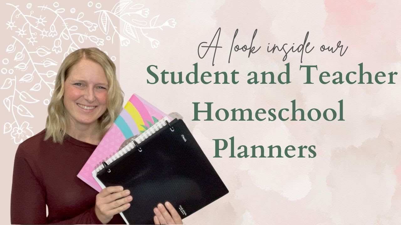 Look Inside Our Homeschool Planners | How do I series | Student and teacher planners