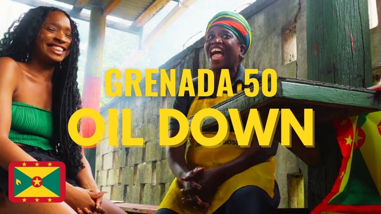 HOW TO MAKE GRENADA'S NATIONAL DISH | OILDOWN FOR 50TH INDEPEDENCE #grenada