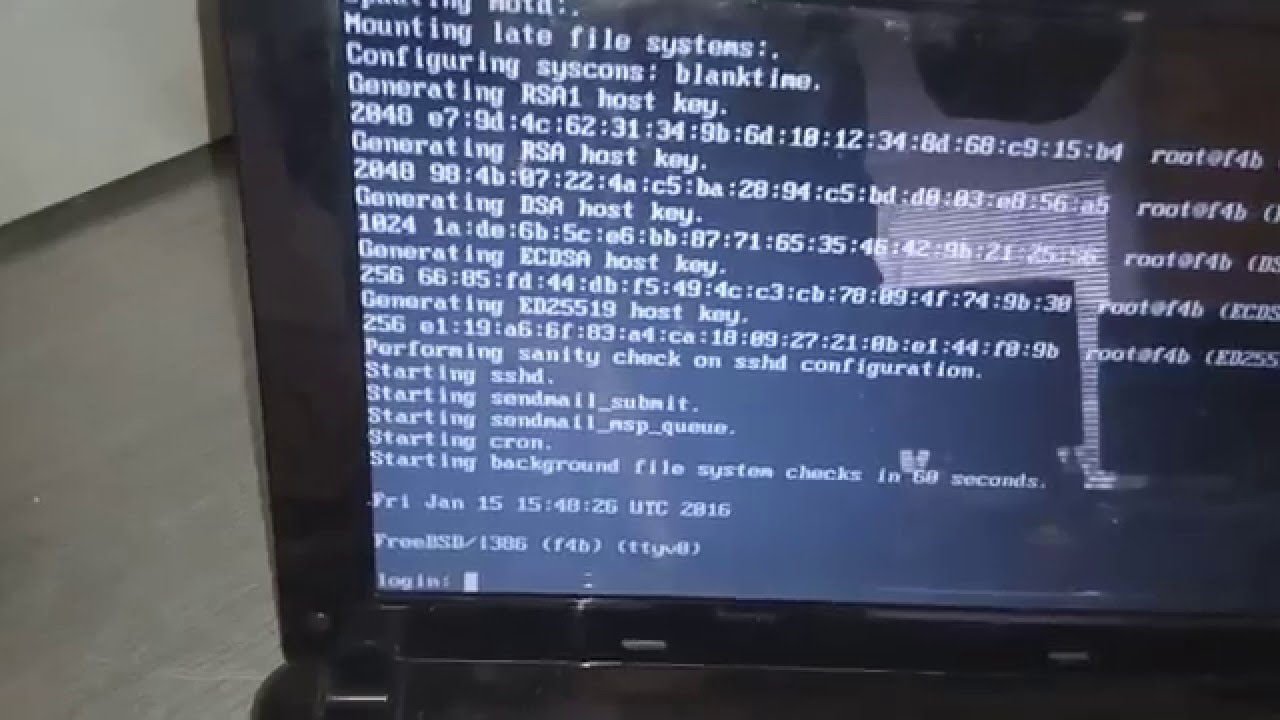Установка FreeBSD на флешку