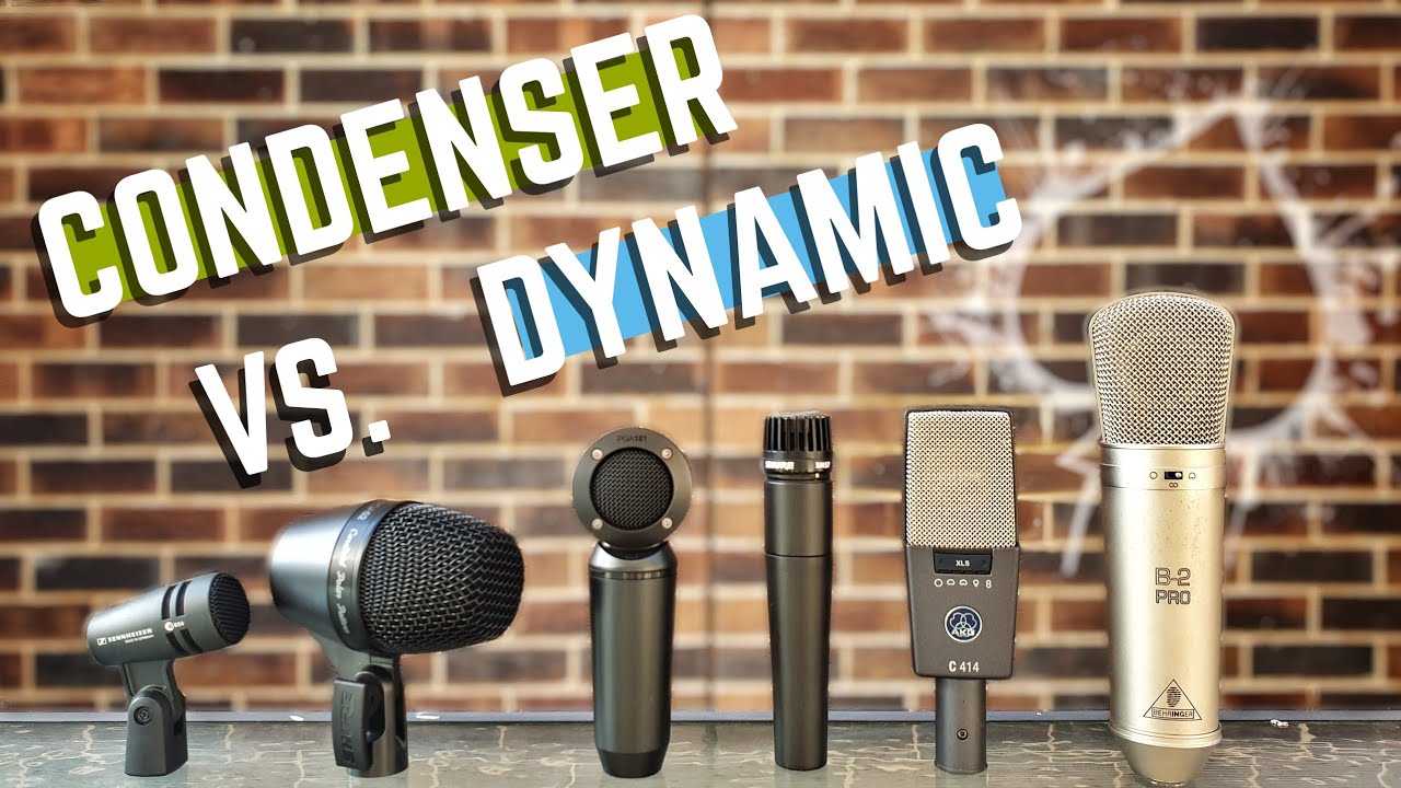 MICROPHONE COMPARISON - Dynamic vs. Condenser test (AKG - SHURE - SENNHEISER - BEHRINGER)