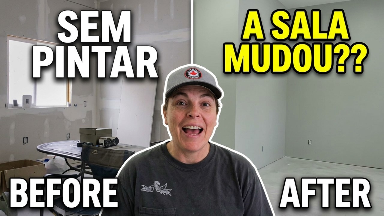 Começamos a Pintar nossa Sala!!