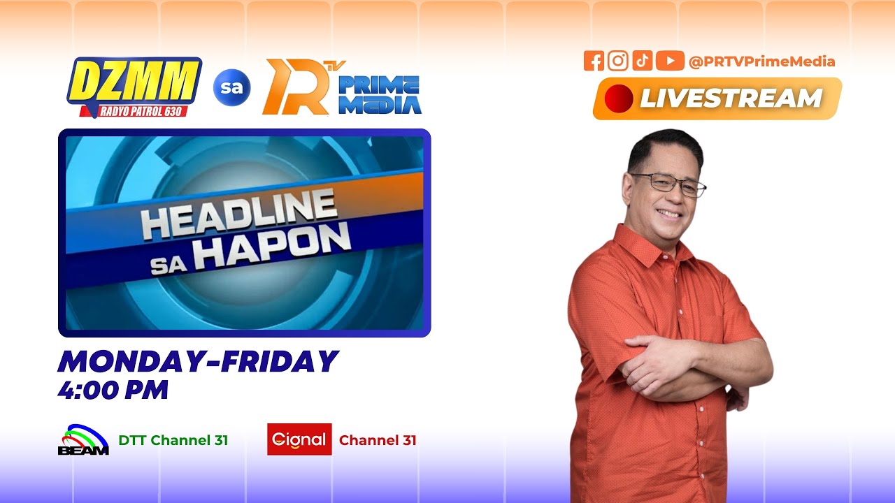 HEADLINE SA HAPON | FEBRUARY 09, 2026 | DZMM sa PRTV Prime Media
