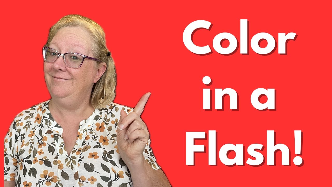 The FASTEST Way to Color Embossed Designs!