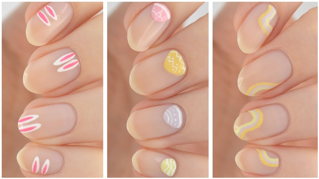 Minimalistic Nail Art 2023 🐰 Fun & Easy Easter Nail Designs Compilation!