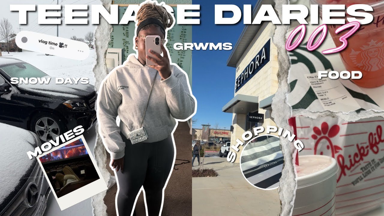 TEENAGE DIARES 003 🤍 | watching avatar, shopping, grwms, chit-chat, etc!