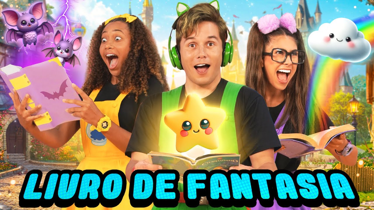 GATO GALACTICO e o LIVRO DE FANTASIA + Música 🎵 Reino Galactico