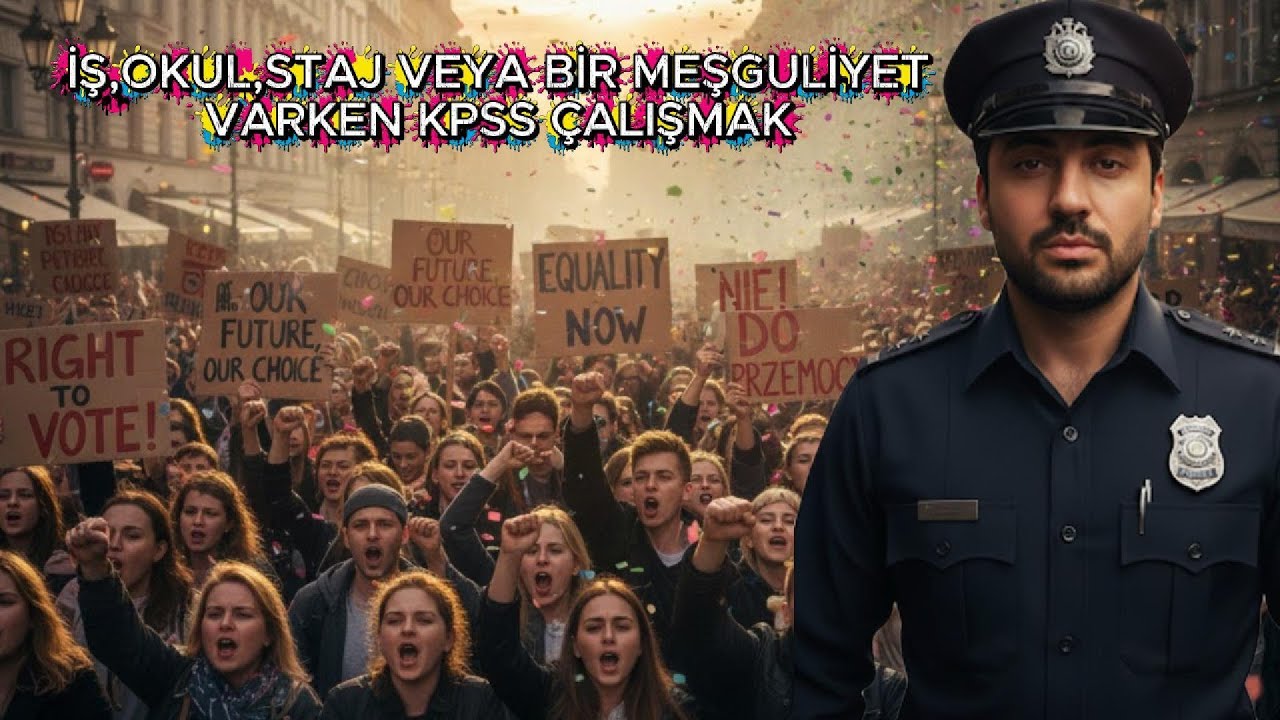 HERHANGİ BİR İŞİN VARKEN KPSS ÇALIŞMAK. BOŞ VAKTİN OLMAYACAK!