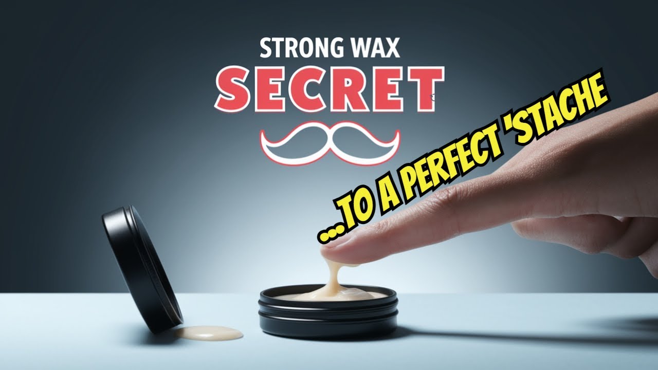 Easy Styling with Strong Wax Achieve the Perfect 'Stache