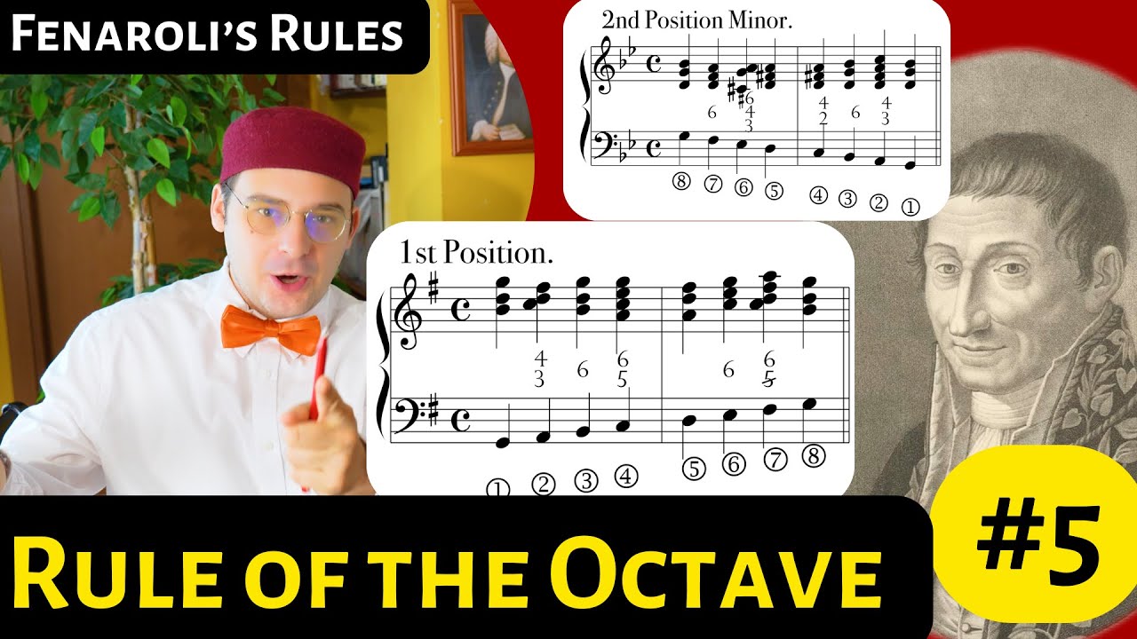 Learn the RULE of the OCTAVE! - Fenaroli's Rules part 5. #Partimento #Composition #harmony