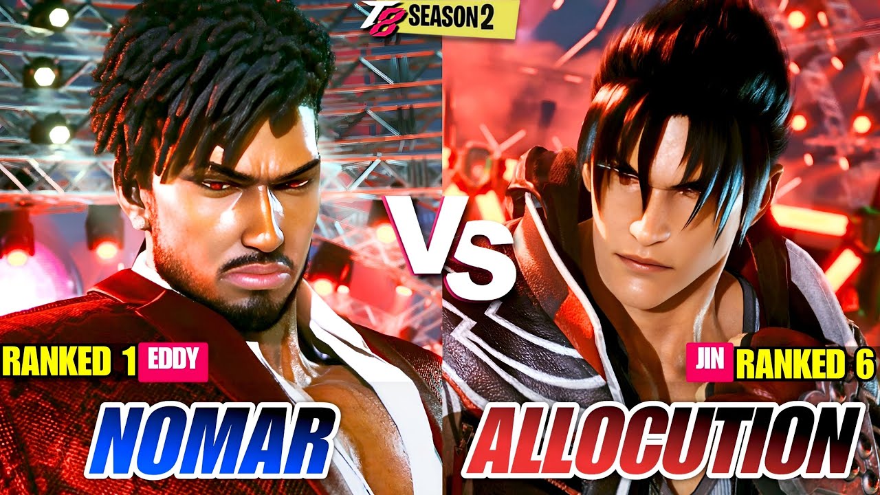 Tekken 8 | Nomar (Eddy) vs Allocution (Jin) | High Level Matches