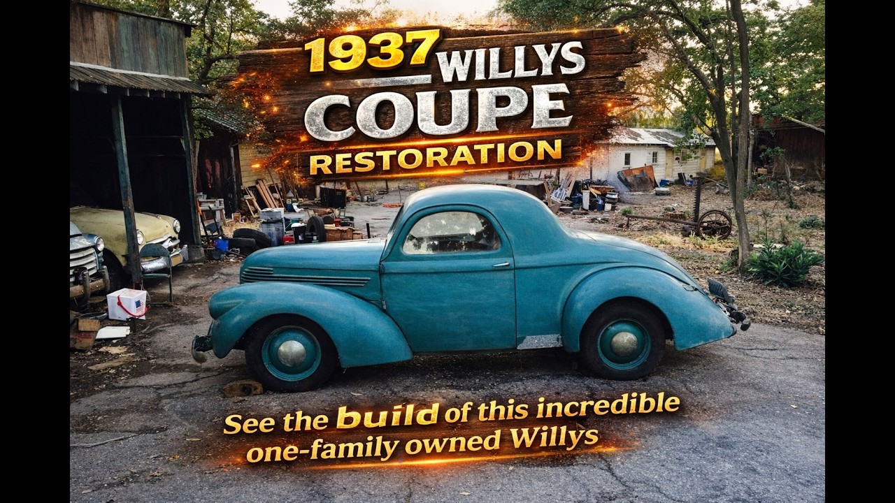 Incredible story & restoration of a 1937 Willys coupe at MetalWorks Classic Auto Restoration.