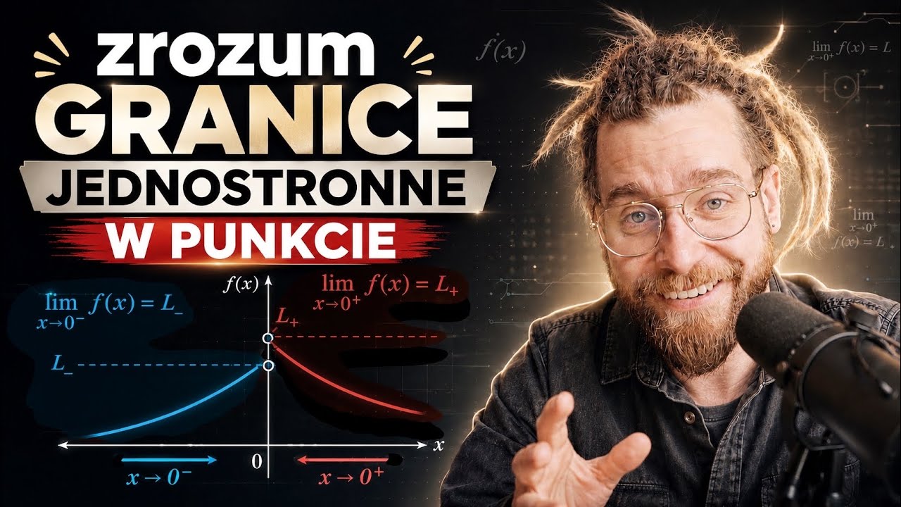 WSZYSTKO o: Granice JEDNOSTRONNE funkcji w punkcie na MATURĘ ROZSZERZONĄ