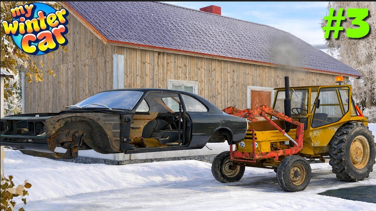 JE RECUPERE LA CORRIS RIVETT AVEC LE VIEUX TRACTEUR / My Winter Car #3