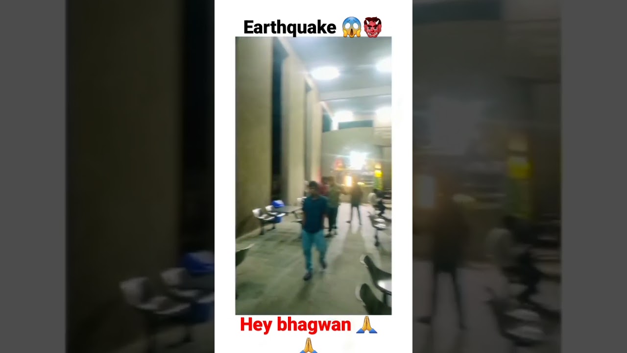 Earthquake Chandigarh University/Starting 6.5 reactor scale/ People Shocked #earthquake #chandigarh
