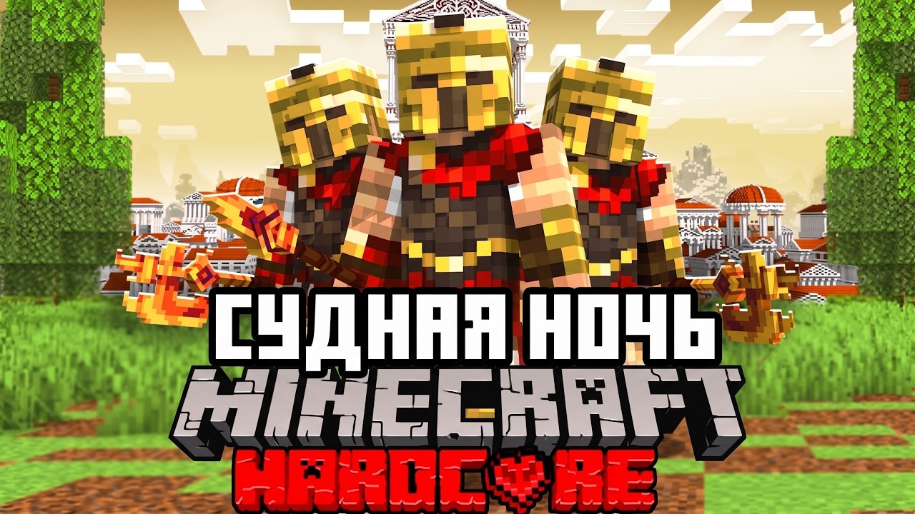 100 игроков симулируют Древнюю Судную ночь в Minecraft!