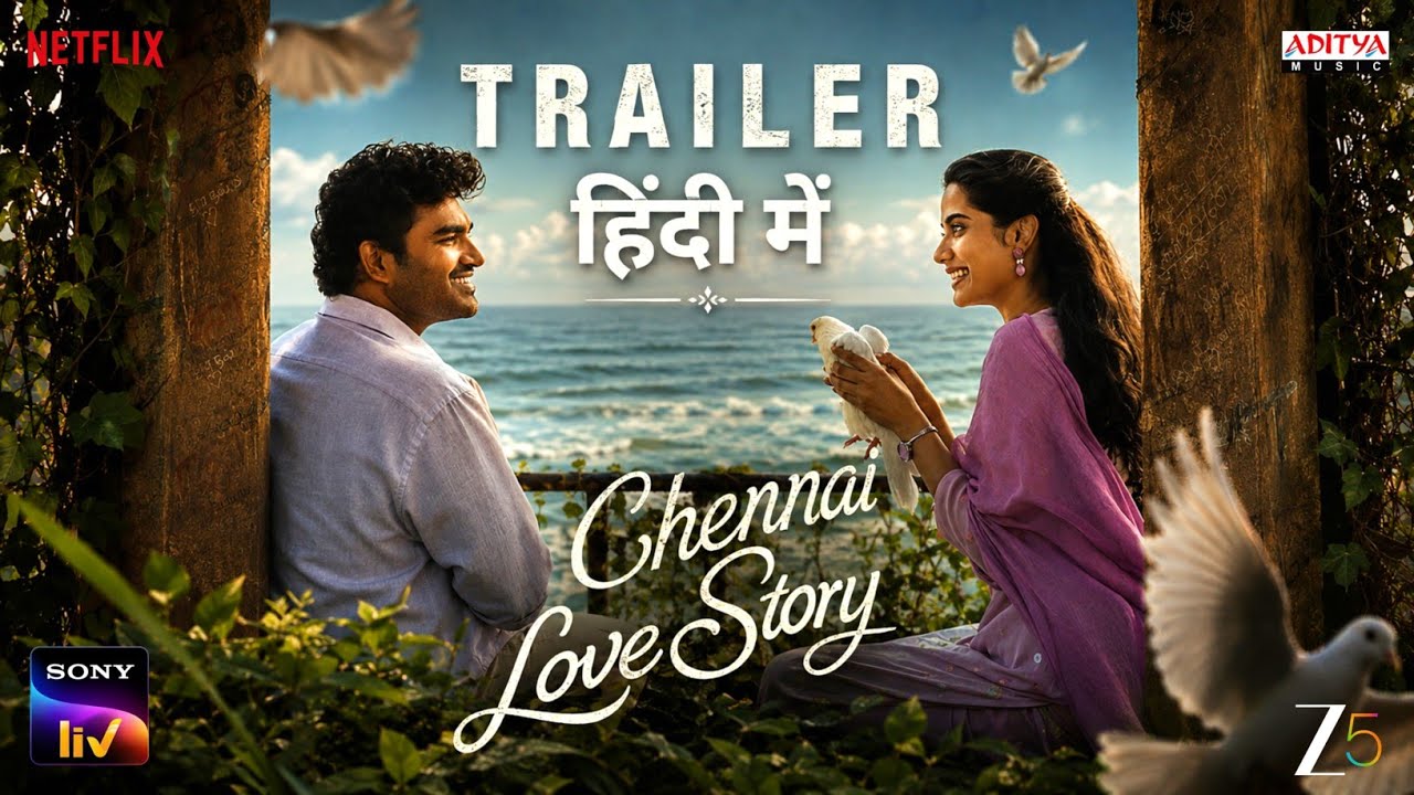 Chennai Love Story Trailer Hindi | South Indian Movies Hindi Dubbed | Chennai Love Story Trailer