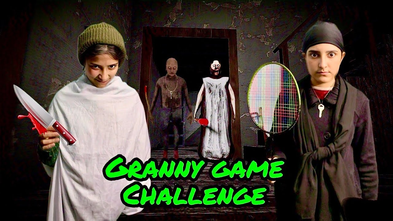 Cheekhein nikal aayein🥹hum bany granny and grandpa 😍boht zyada horror scene ban gaya 😱