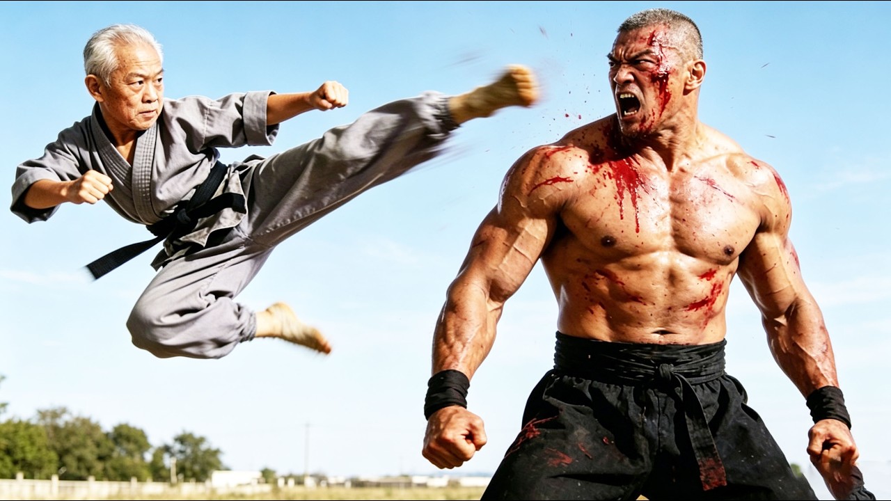 Kung Fu Action Movie: Japan's top samurai taunts Chinese Kung Fu, only to be crushed by a master.