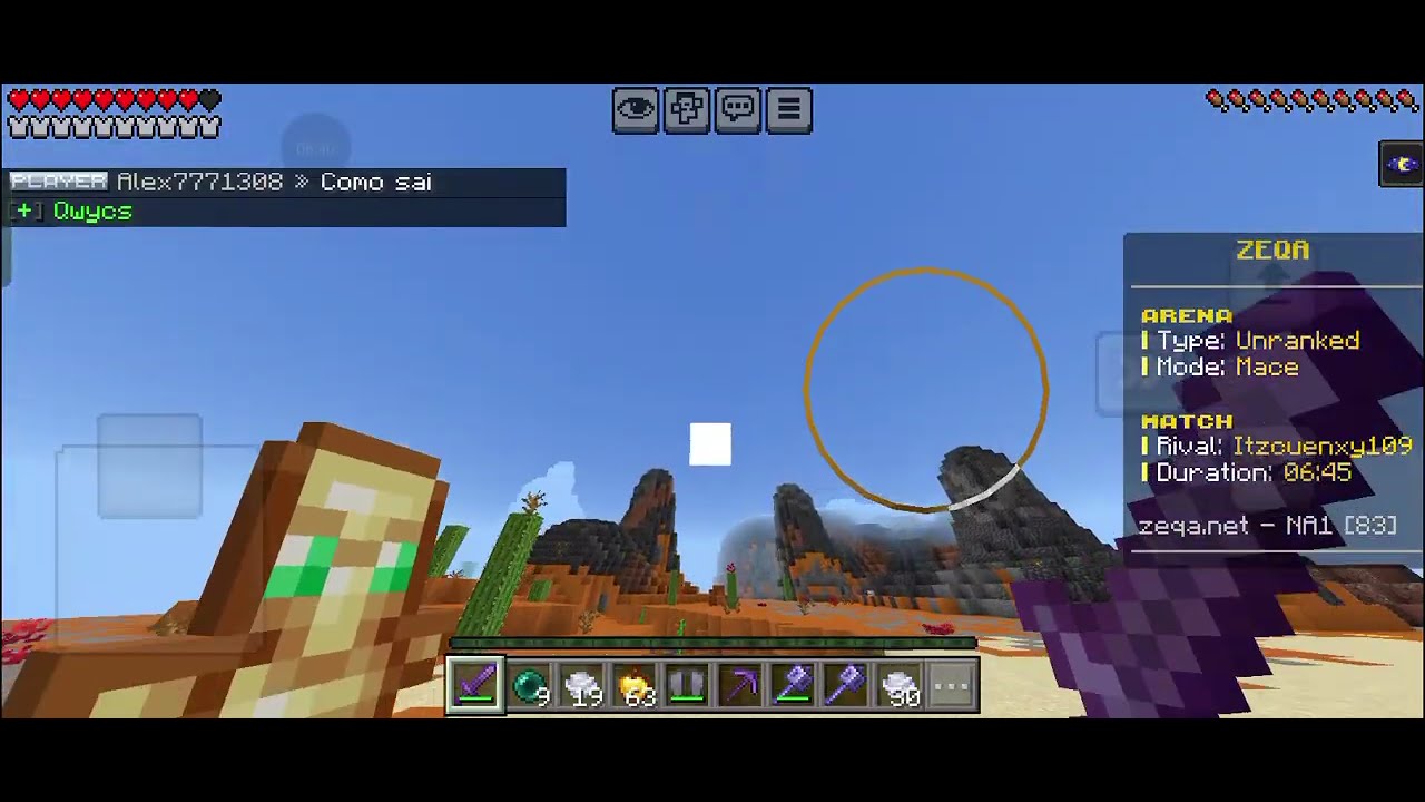 minecraft mace pvp montage PE