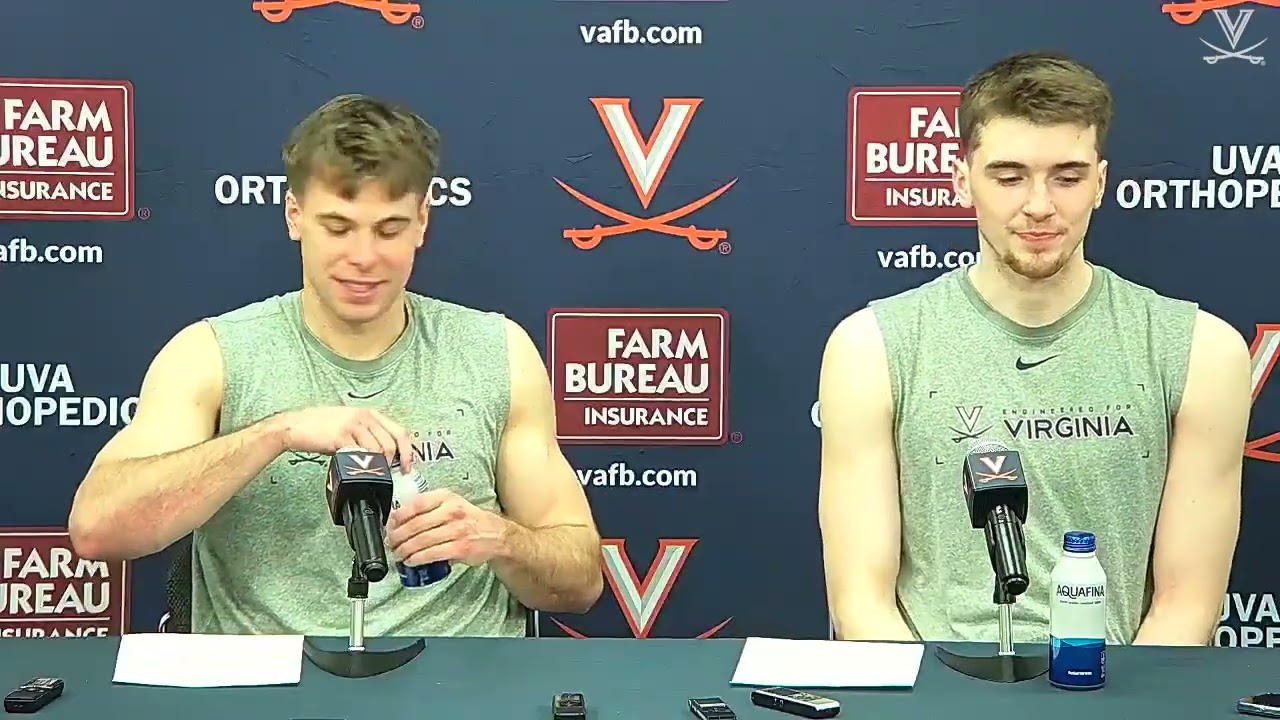 MEN'S BASKETBALL: N.C. State Post Game - Dallin Hall & Johann Grünloh