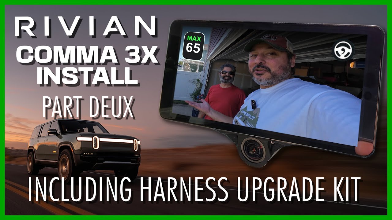 DIY Rivian Autopilot?! Installing Comma 3X / 4 & Lukas’ Longitudinal Openpilot Upgrade