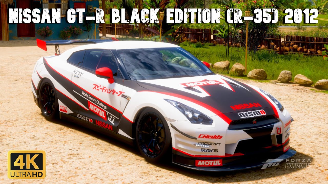 NISSAN GT-R BLACK EDITION (R-35) 2012 | FORZA HORIZON 5 | CONDUCCION REALISTA | LOGITECH G29 | 4K