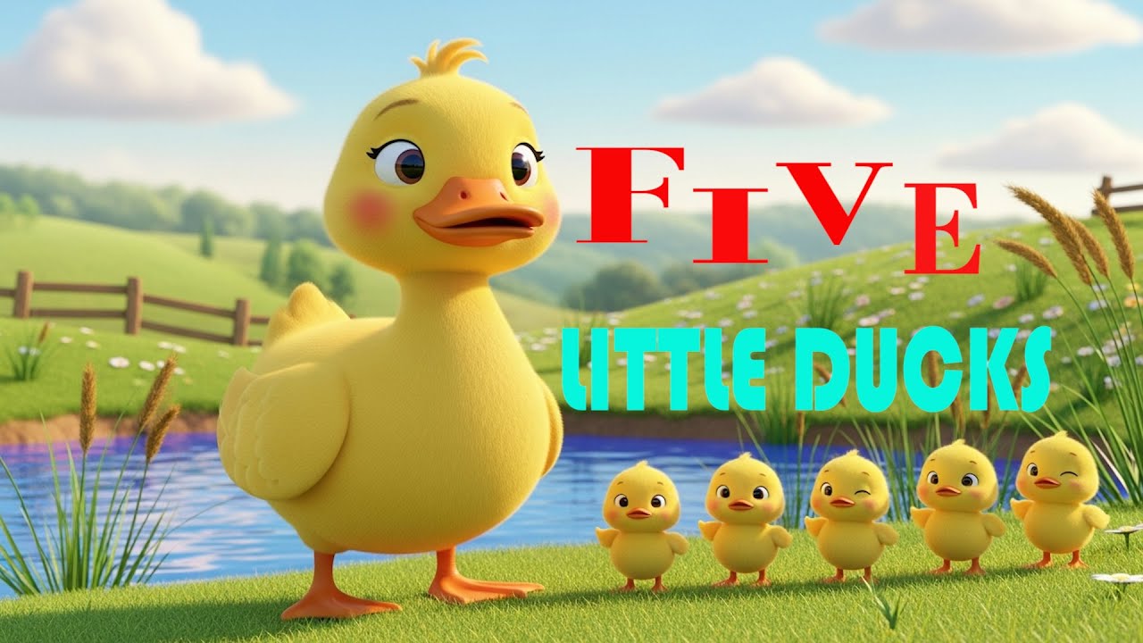 Five Little Ducks +The Wheels on the bus and many more nursery Rhymes