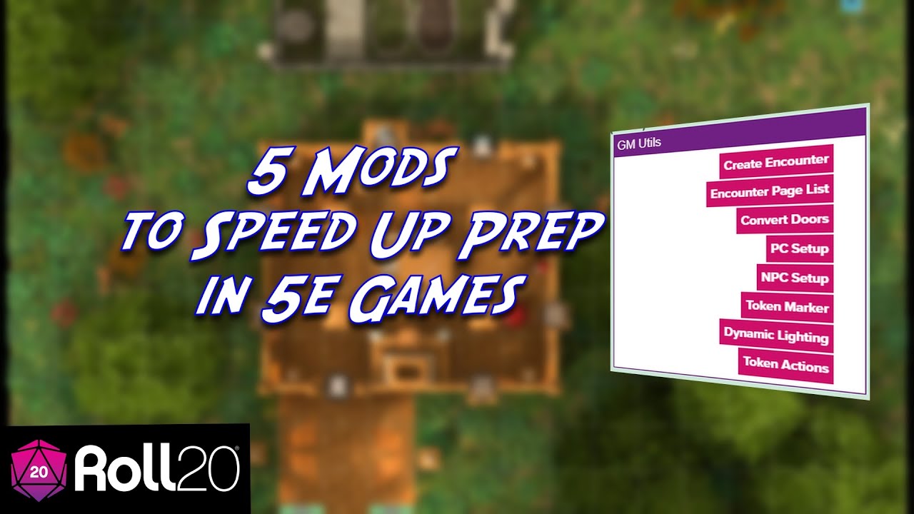 5 модов Roll20 для ускорения подготовки к играм 5e