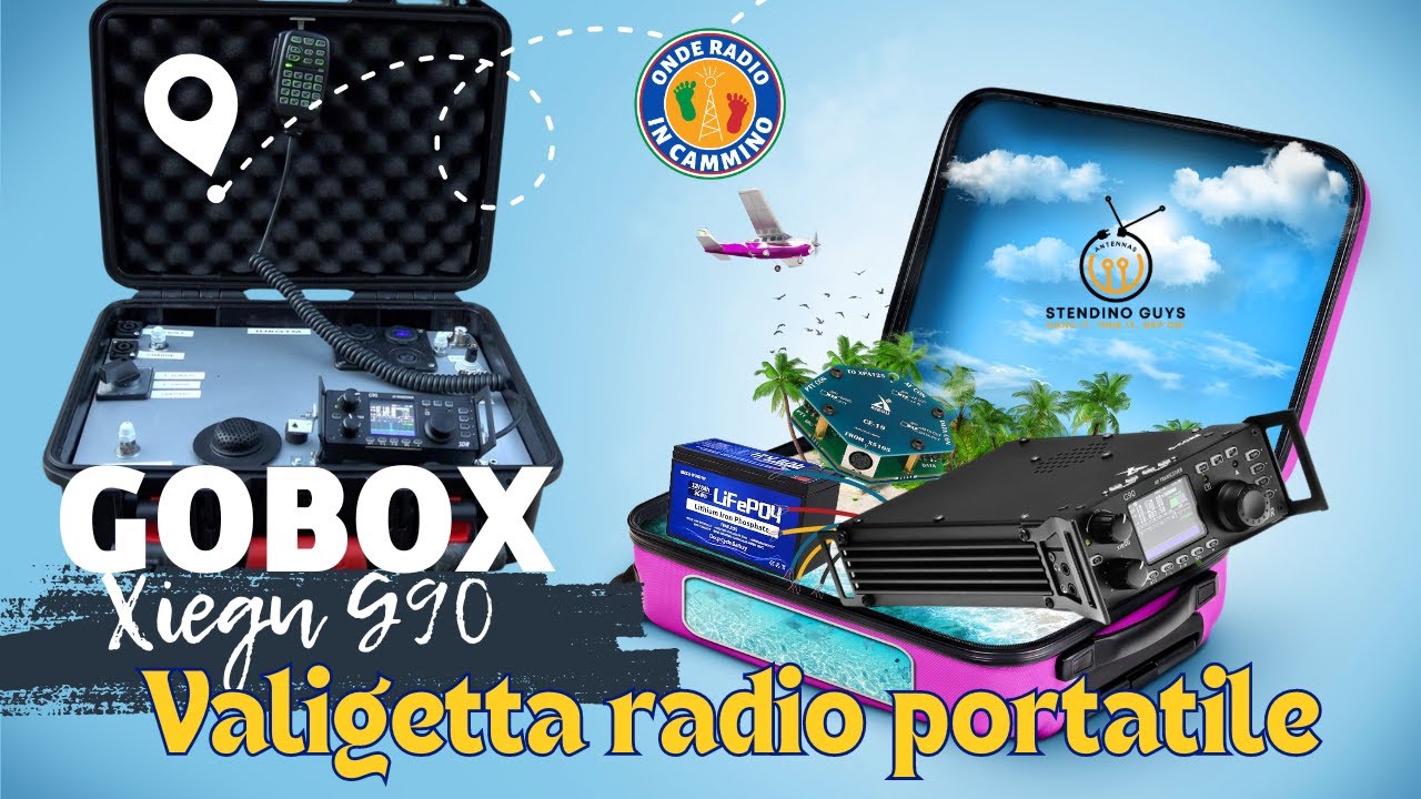 GoBox Xiegu G90: La Mia Valigetta Radio Portatile Ideale per le Avventure in Esterno #radioamatori