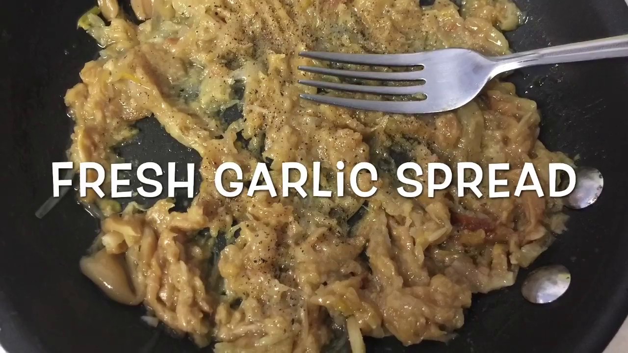 Garlic Infused Olive Oil & Garlic Spread