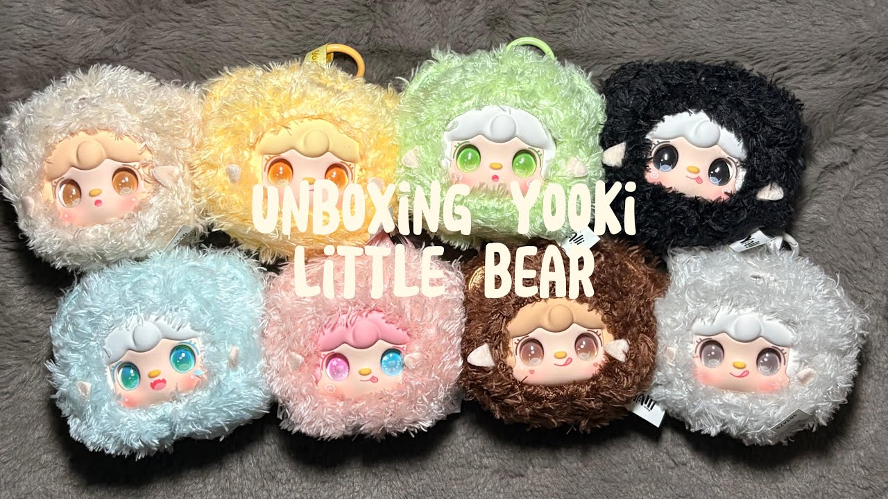 unboxing yooki v9 little bear set!🐻✨