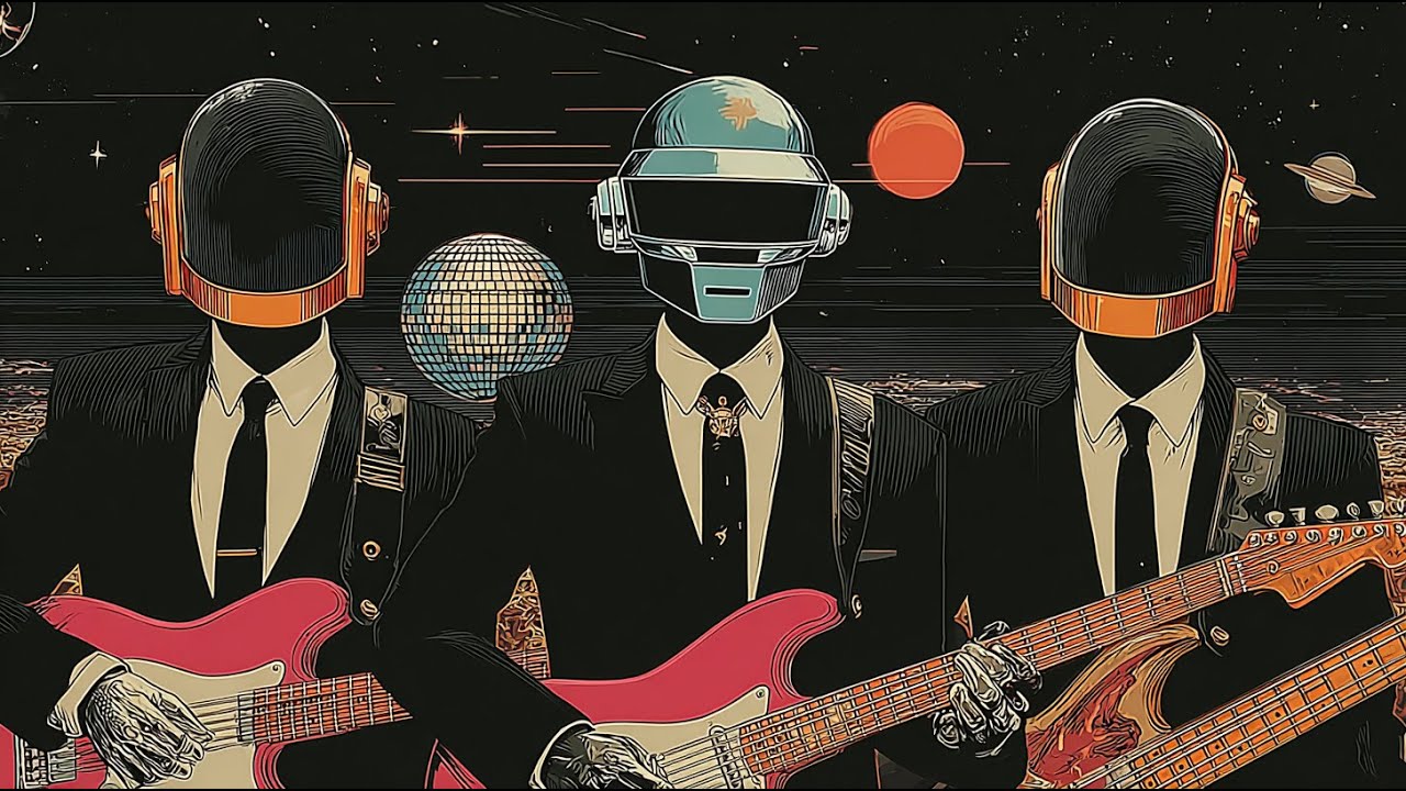 Daft Punk Disco Network Flow 🌐🪩 | Retro Funk, Chillwave, Synthwave, Nu Disco, Electronic Playlist