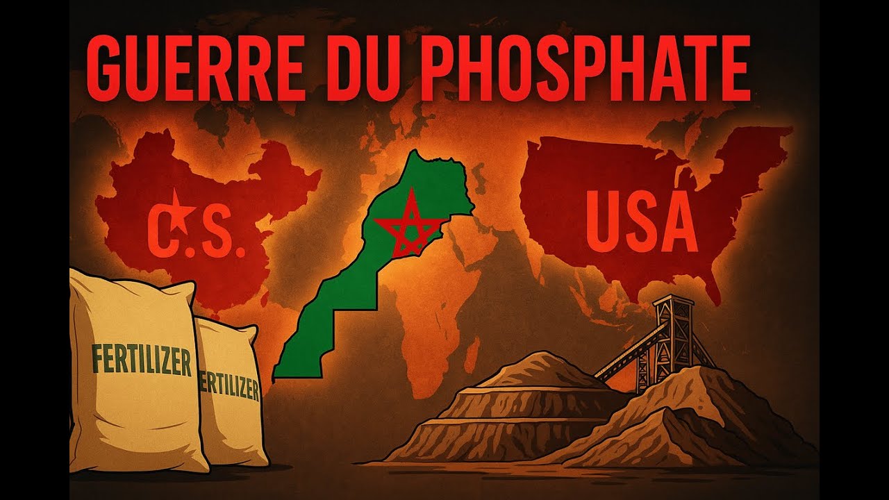 Phosphate War: Morocco faces China and the USA 🌍🪨