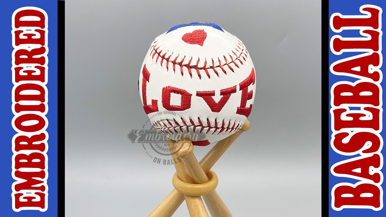How to Embroider on Baseballs and Softballs