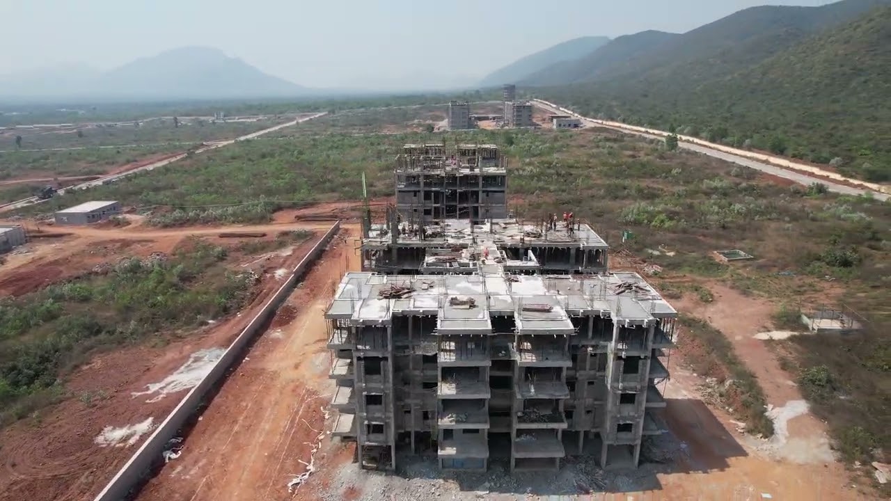 Close Arial View of Buildings 15-02-2025