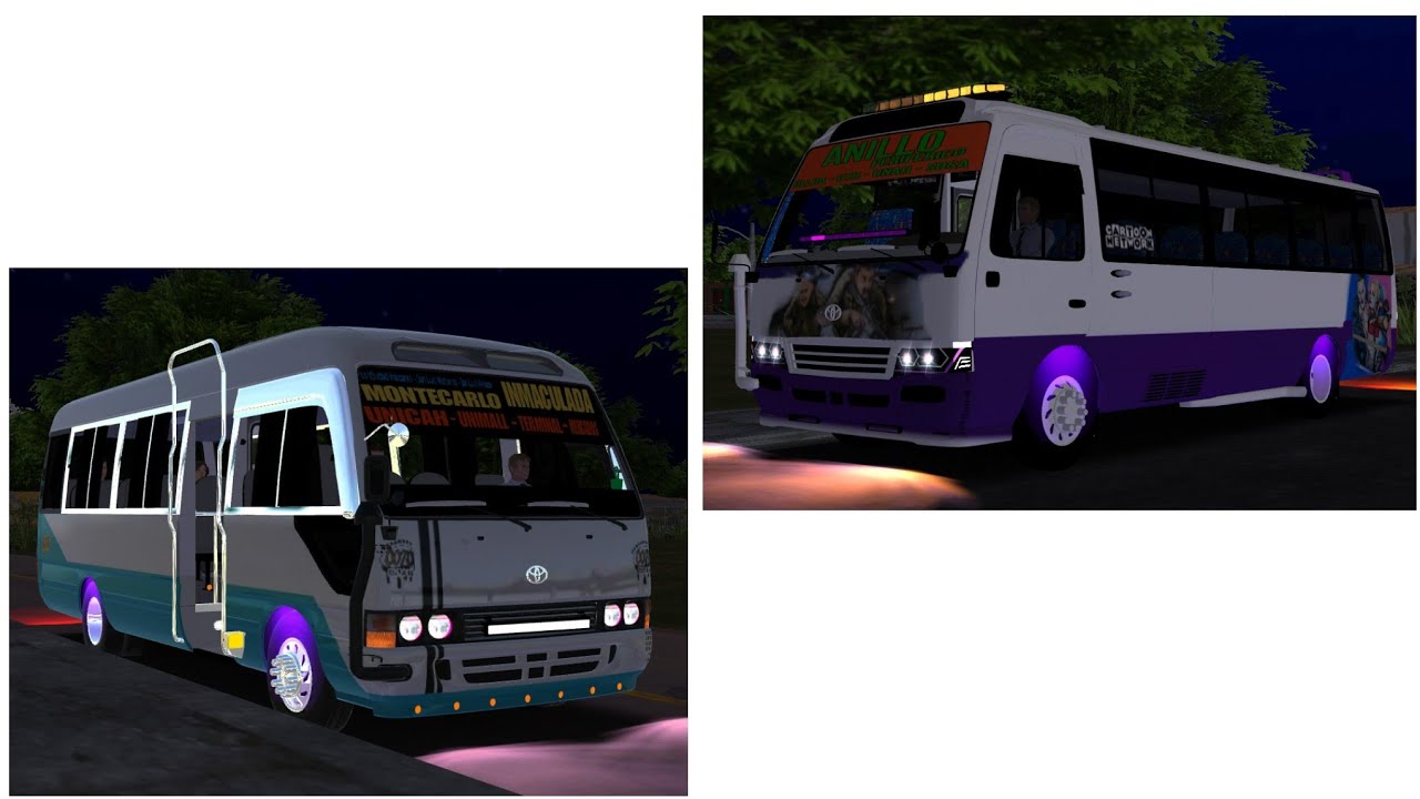 🥶😱Liberación X2 Mods Toyota Coaster 💜 Edición Honduras 🇭🇳 Mods Para Proton Bus Simulator