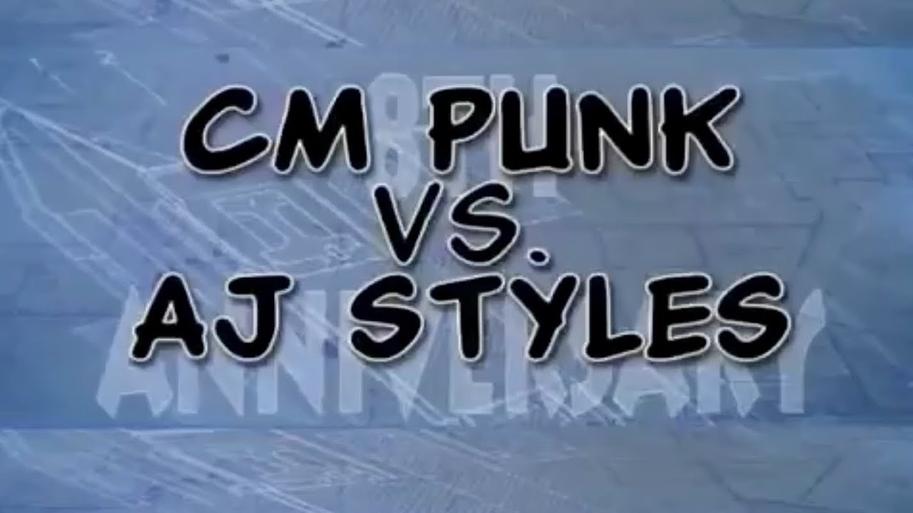 CM Punk vs. AJ Styles - IWA-MS World Title: 8TH ANNIVERSARY SHOW: DREAMS DO COME TRUE