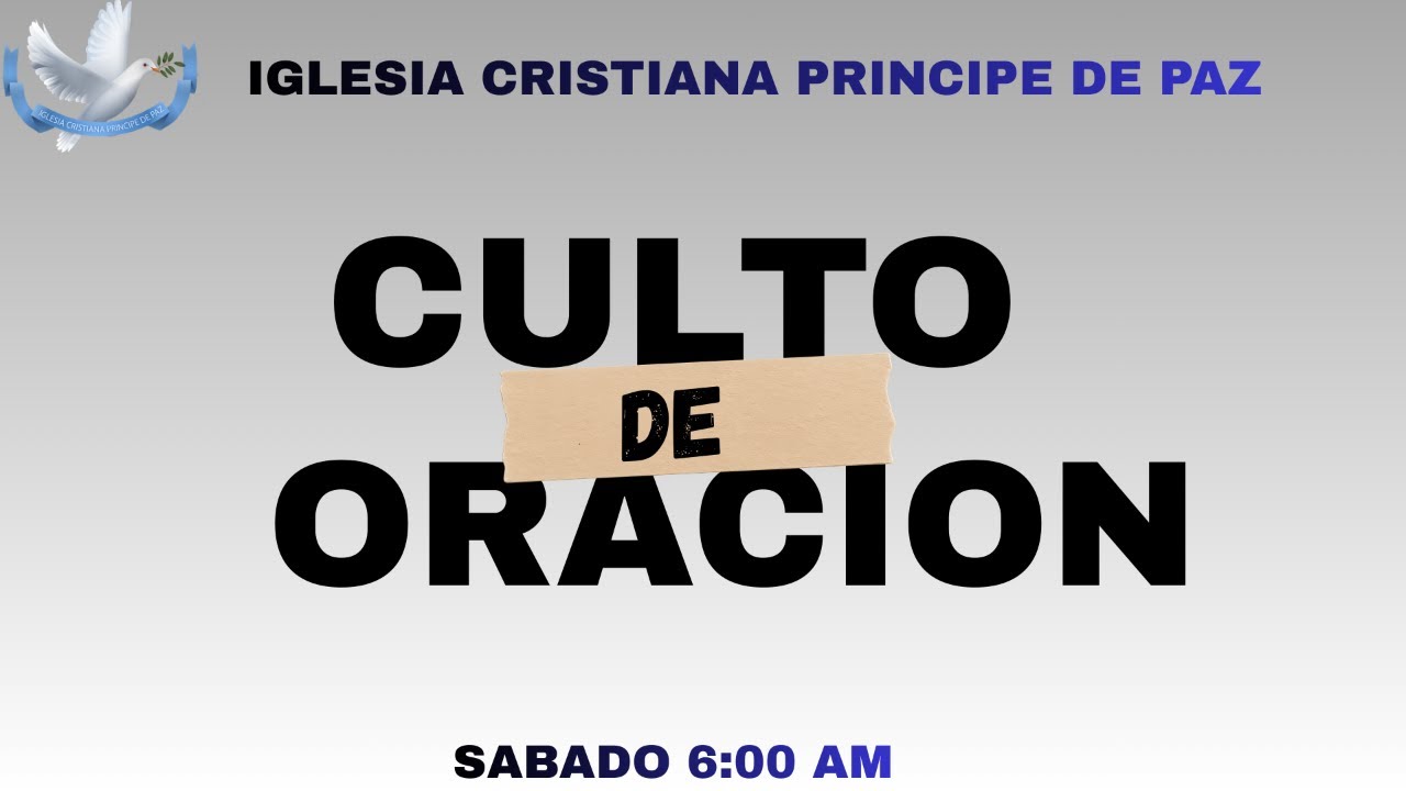 BIENVENIDOS ALA CASA DEL SEÑOR SABADO DE ORACION 6 AM
