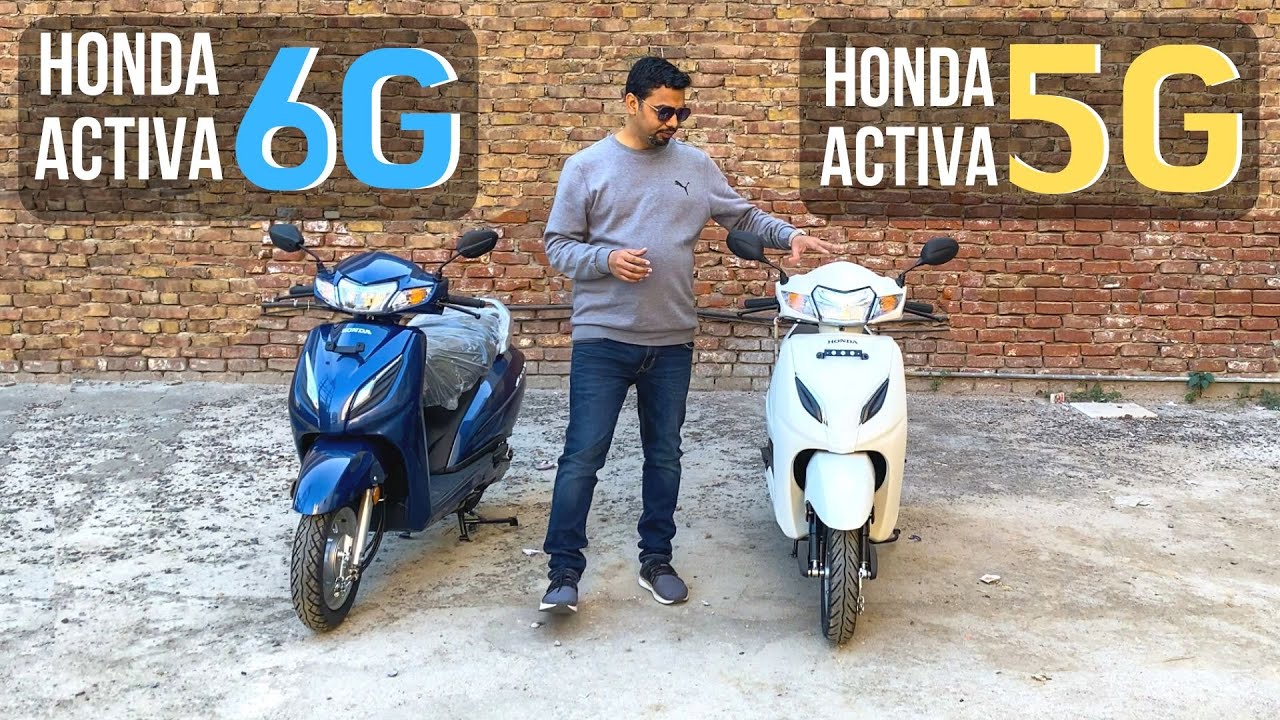 Honda Activa 6G vs Activa 5G - Detailed Comparison