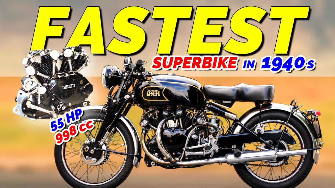 GENIUS‼️ The Frameless V TWIN ENGINE That Broke Records🏆