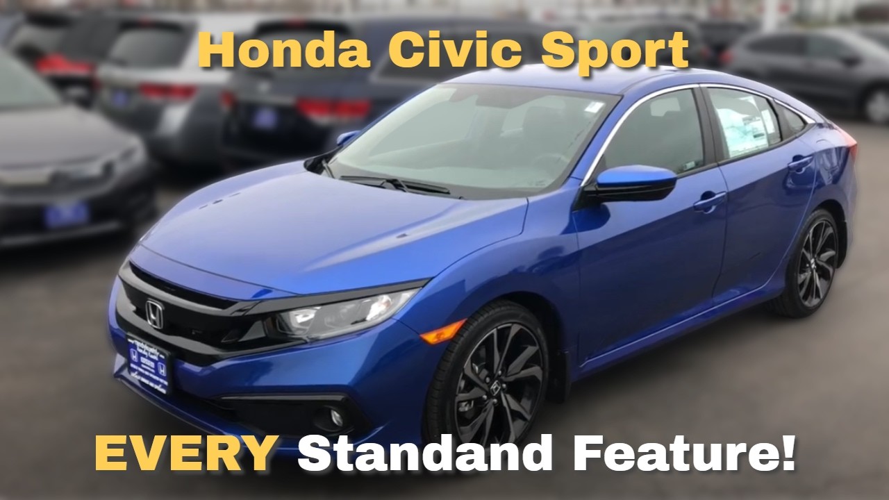 2020 Honda Civic Sport Sedan | Sharing Standard Features and Functions