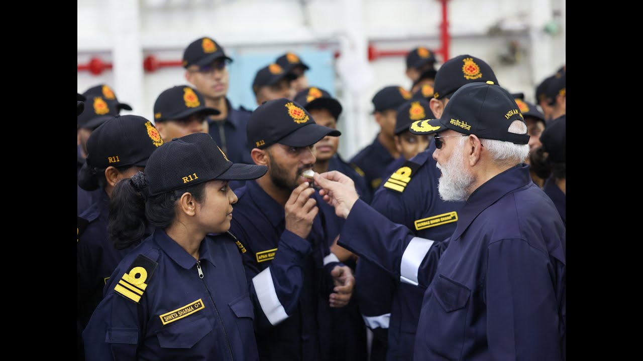LIVE: PM Modi celebrates Diwali with the armed forces on board the INS Vikrant
