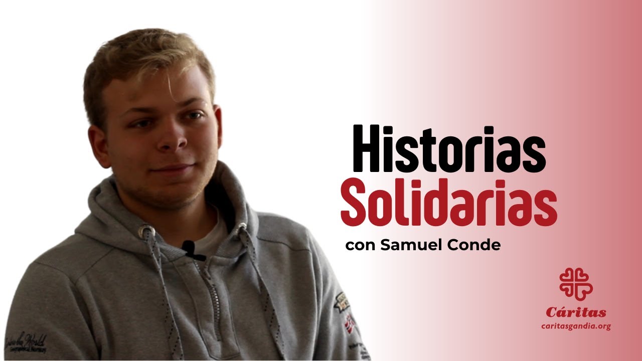 Samuel, voluntario del CAI de Cáritas Gandia