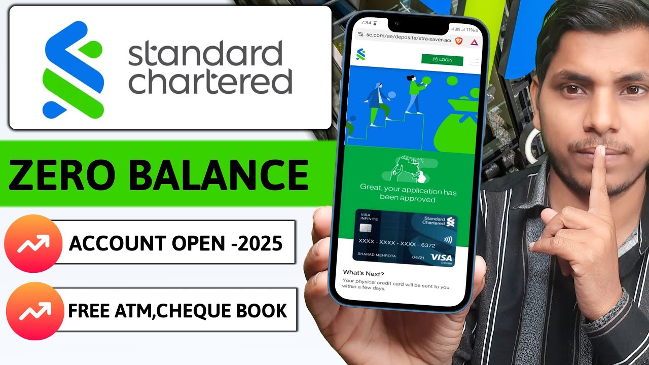Standard Chartered Bank xtrasaver Account Opening | SC Bank Zero Balance Account Opening 2025