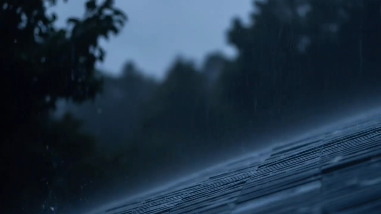 Relaxing Rain & Soft Thunder Sounds for Stress Relief | ASMR 2 Hours
