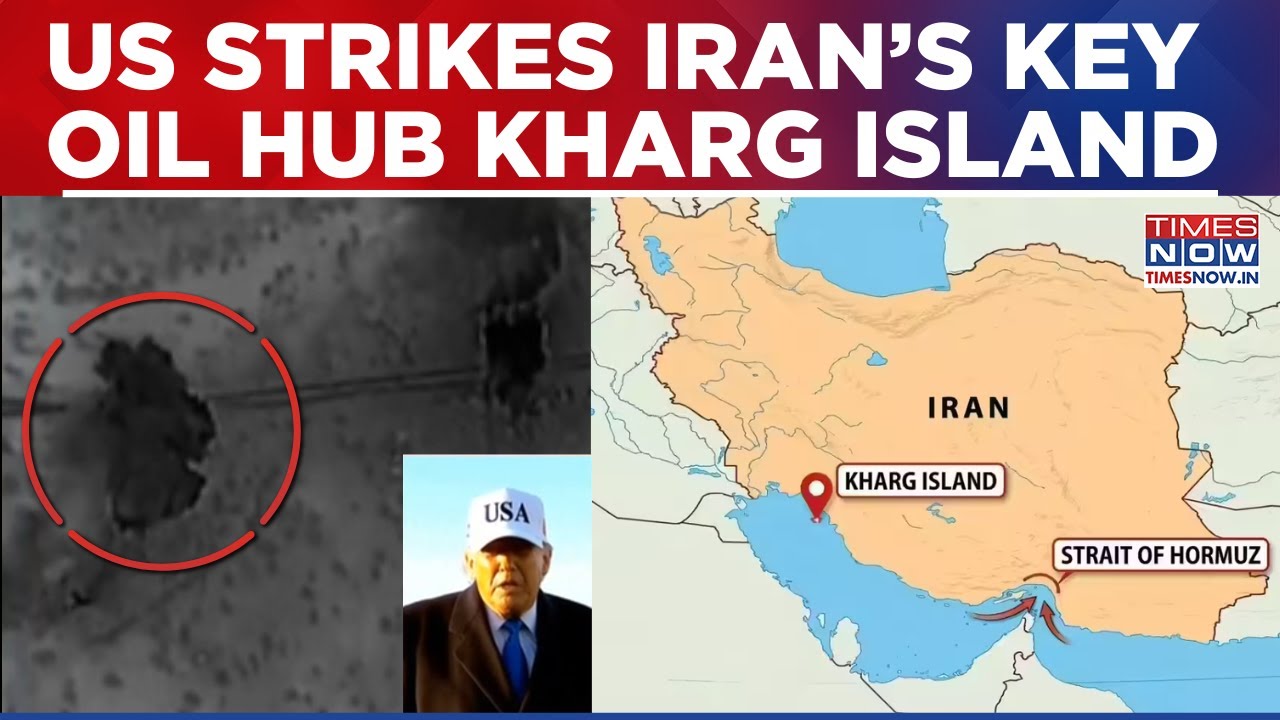 US Strikes Iran’s Kharg Island As War Enters Day 15; Key Oil Export Hub Targeted Near Hormuz