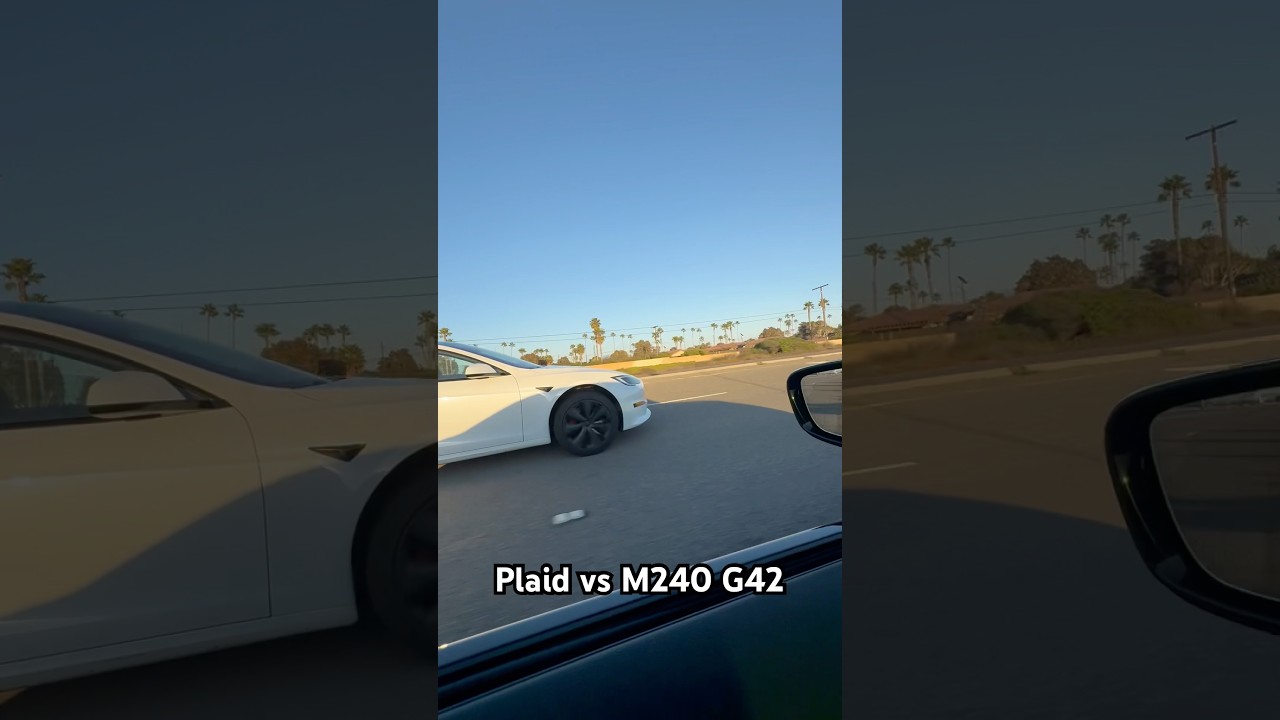 M240 pure 900 low boost vs Telsa plaid fully charged luda Mode