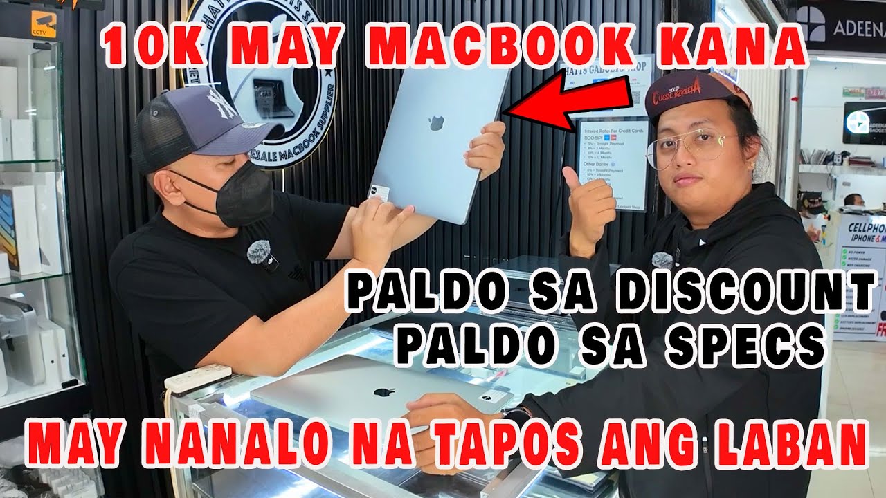 MAY NANALO NA PALDO SA DISCOUNT PALDO SA SPECS | 10K MAY MACBOOK KANA GOOD AS NEW!